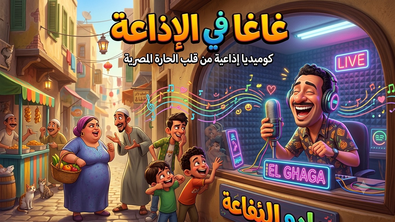 غاغا في الإذاعة — الكتاب المسموع